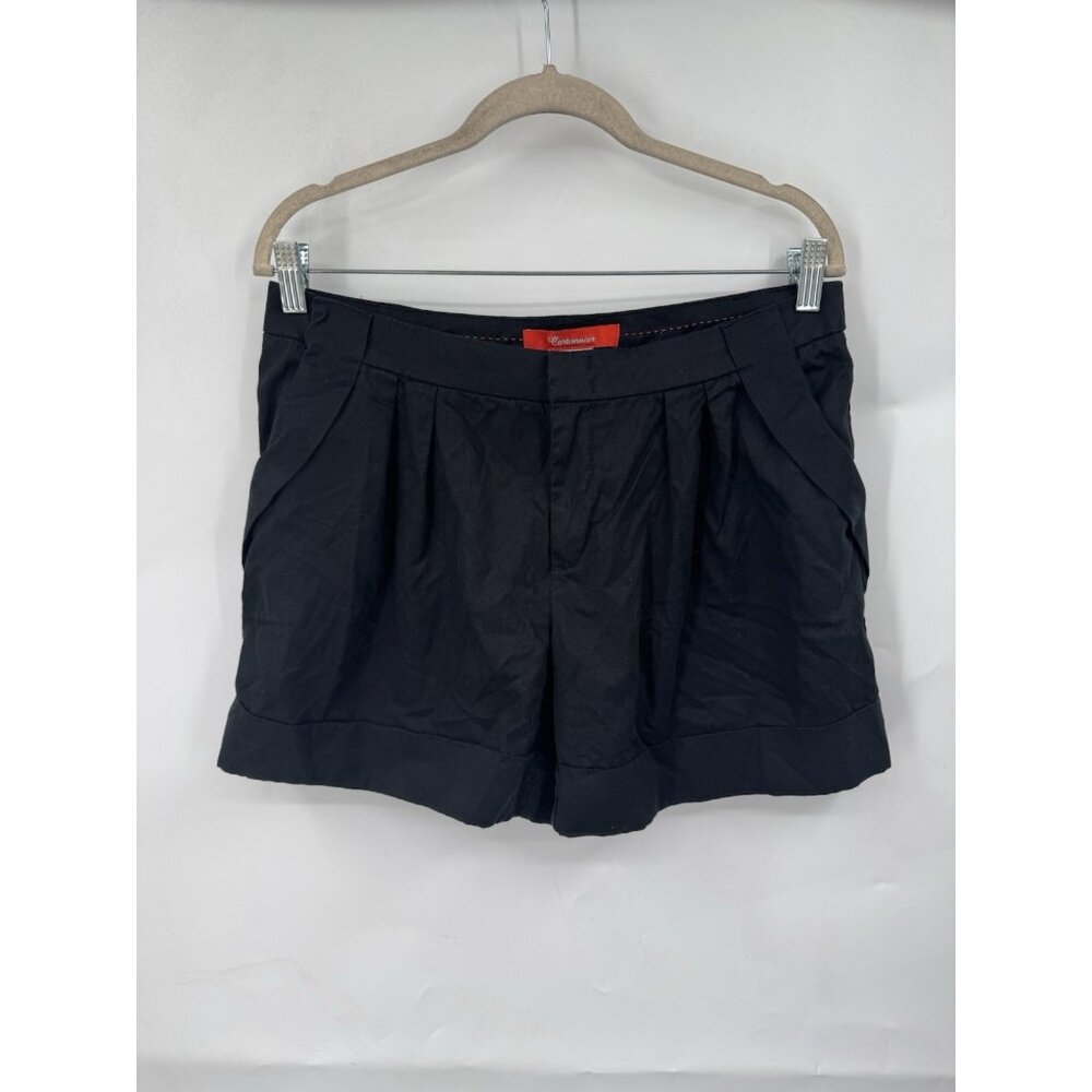 Cartonnier Anthropologie Shorts‎ Tencel Cotton Women 6 Black Preppy Minimalist